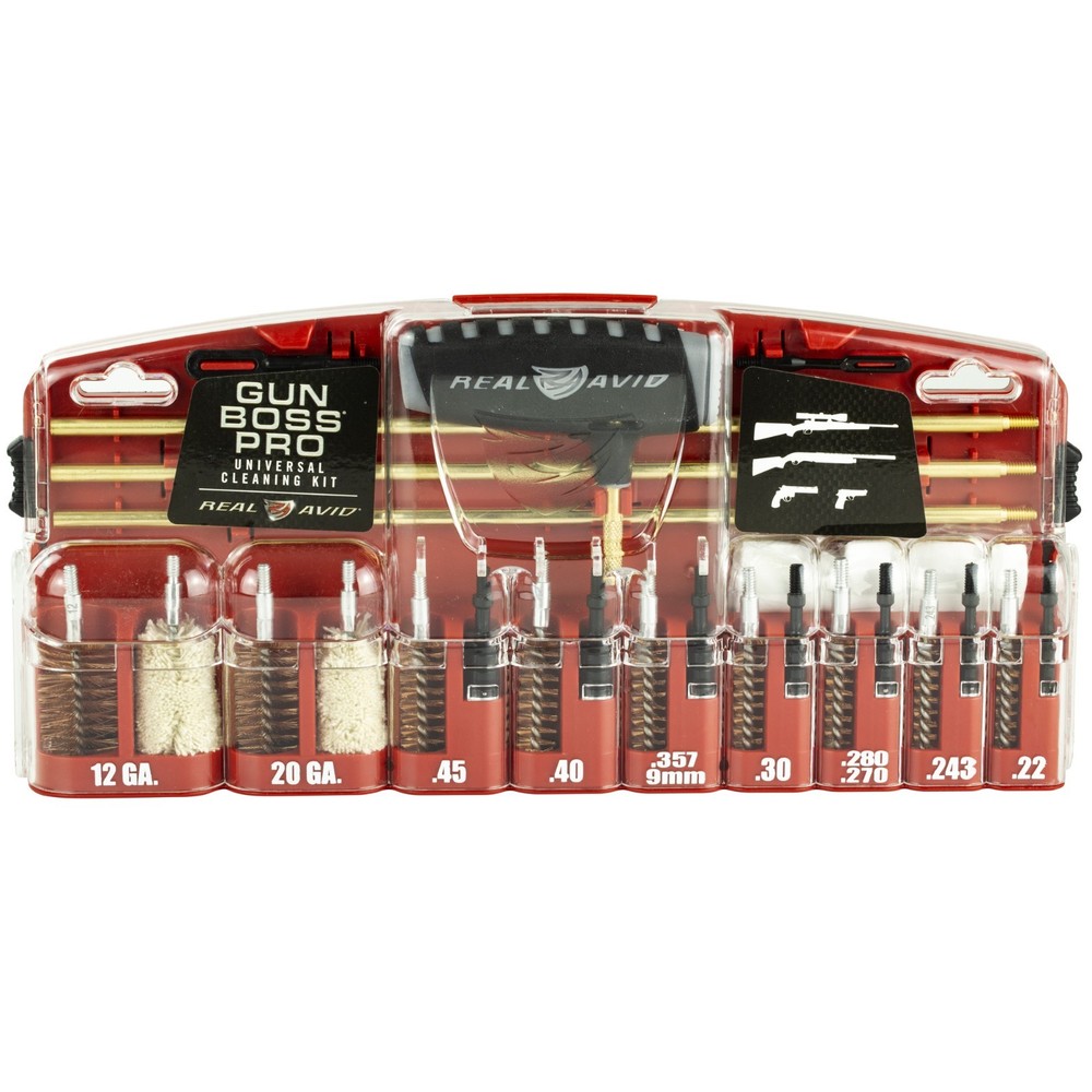Real Avid Gun Boss Pro – 24 Piece Universal Gun Cleaning Kit (AVGBPRO-U)