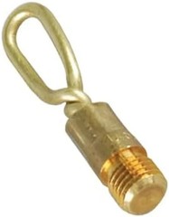 Solid Brass Slotted Tip Gun Jag 4 Pack with 8-32 Threads for Rifle and Handgun C