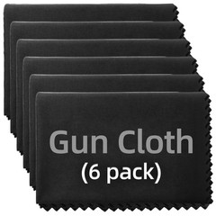 6 Pack Microfiber Cleaning Cloth,12″x12″ Lint Free Cleaning Rags (Black)