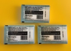 Remington Rem Oil Gun Wipe Cloths THREE PACKS Each Has A 6”x8” Wipe Made in USA