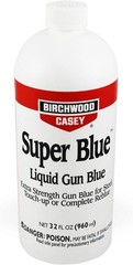 Birchwood Casey Super Blue Liquid Gun Blue 32oz | Double Strength Protection