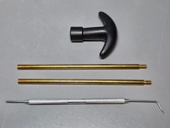 Gloryfire Gun Cleaning Kit Bore Brush Gun Jag Wick Holder Pick Rod Oil Bottles