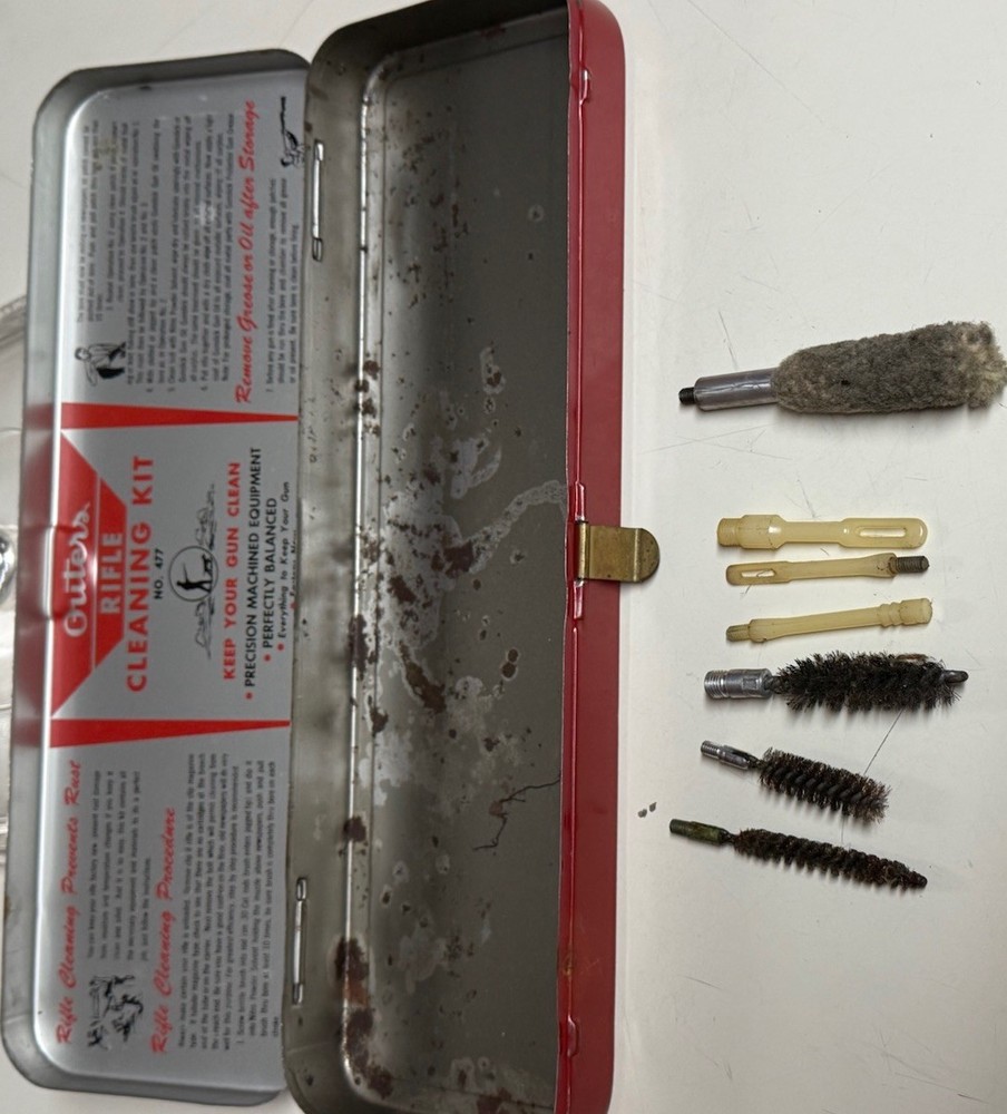 Vintage Outers 30 Carbine Cal Original Metal Box Incomplete Kit For Parts Gun