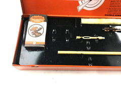 Vintage Original Marble’s pistol gun cleaning kit 727 .32 cal steel case 315877