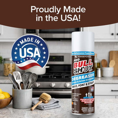 Bull Shot Pro Foaming Degreaser & Grime Remover, Heavy-Duty Formula