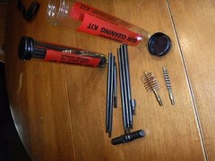 Field Gun Cleaning Kit, all metal parts, w/ storage tube.