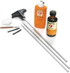 Hoppe’s Cleaning Kit for .22-.255. .22 Caliber, Black