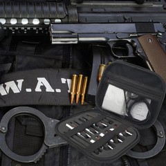 For Gun Handgun Pistol Rifle 43 Pcs Cleaning Kit Set 22.357.38,9mm.45.40