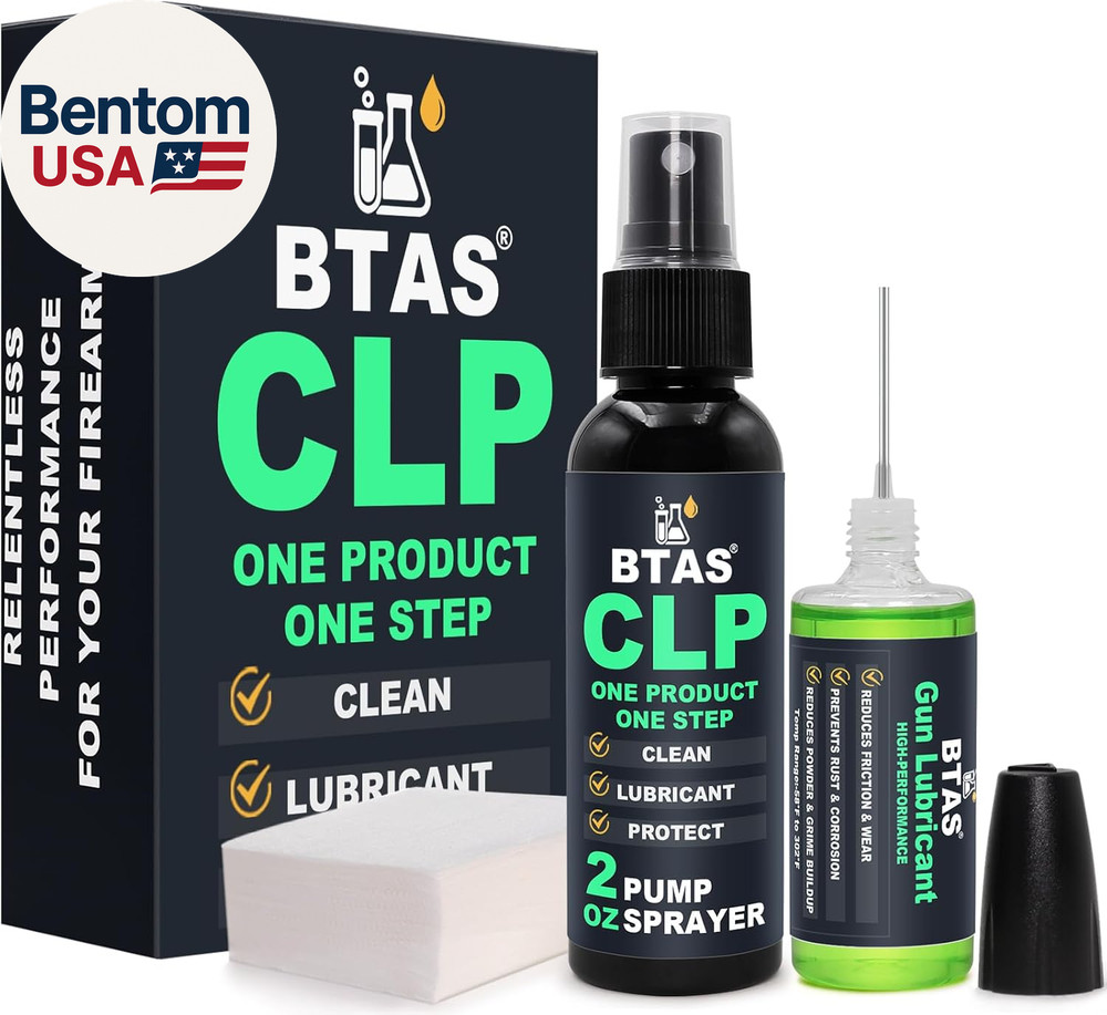 Gun Cleaner and Lubricant CLP Gun Oil Cleaning Kit Universal Spray Solvent 2Oz &