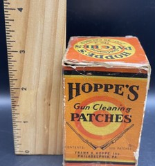 Vintage Hoppe’s Gun Cleaning Patches No 3 .270 -.35 Caliber Box Is Full 100