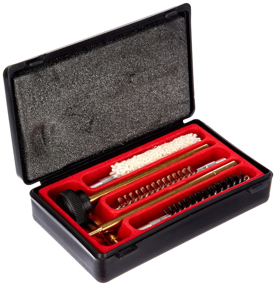 Leapers UTG Black Gun Cleaning Kit for 38 357 9mm Handguns with Accessories