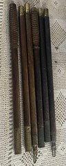 2 Vintage Wood & Brass 3 Piece Shotgun Cleaning Rods