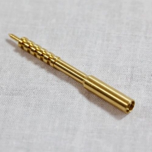 J. Dewey 30J Brass Rifle Jag Female Thread 12-28 .30 Cal/8mm Pointed Tip