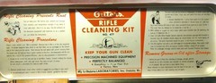 Vintage Outers Gunslick Rifle Cleaning Kit Red Metal Box B2