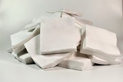 .62-.69 CAL/12-20 GA DRY 2 3/4″ SQUARE COTTON PATCHES QTY. 500 / EMSS2044F