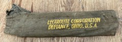 Vintage Gun Rifle Shotgun Wood Brass Cleaning Rod Barrel for Parts + Carring Bag