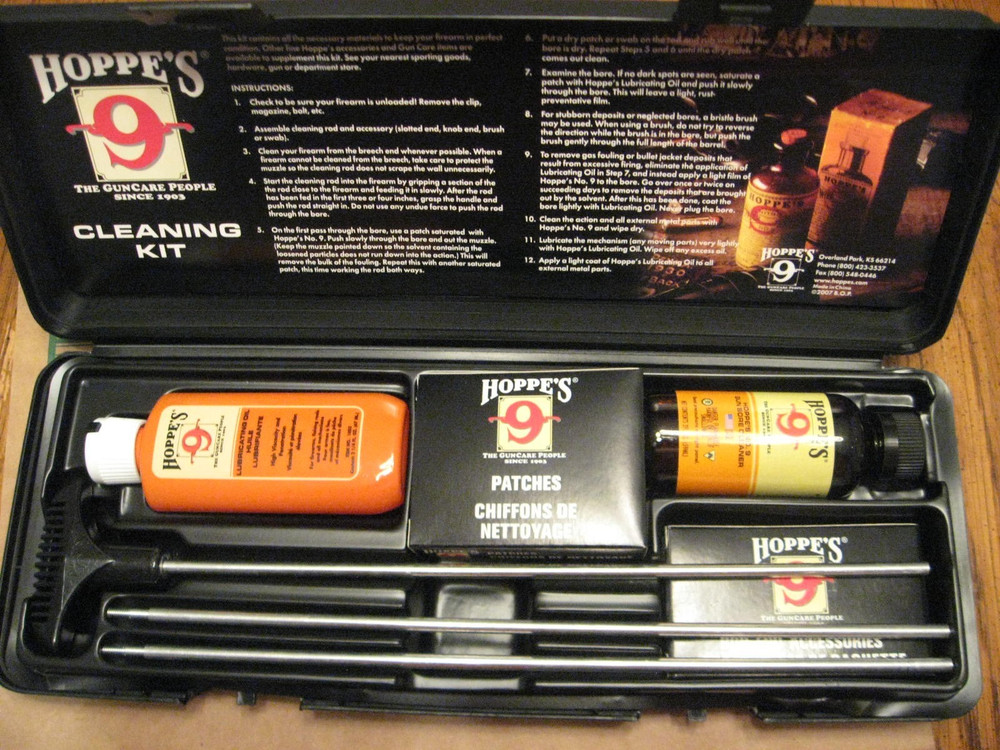 Hoppe’s Item No OU rifle & Shotgun Cleaning Kit & Storage Box