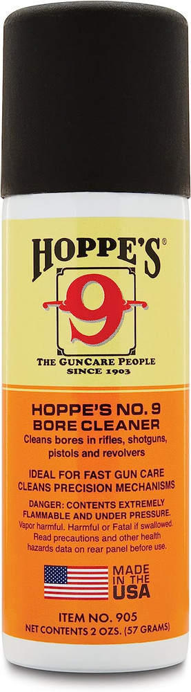 Hoppe’s No. 9 Solvent, 2 oz. Aerosol Can, Orange/Grey