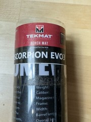 TekMat Gun Cleaning Bench Mat CZ 12″x36″ Black