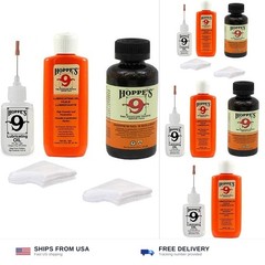 Hoppe’s Oil Combo Pack – No. 9 Precision Bundled with 2-1/4 oz Refill 2oz No …