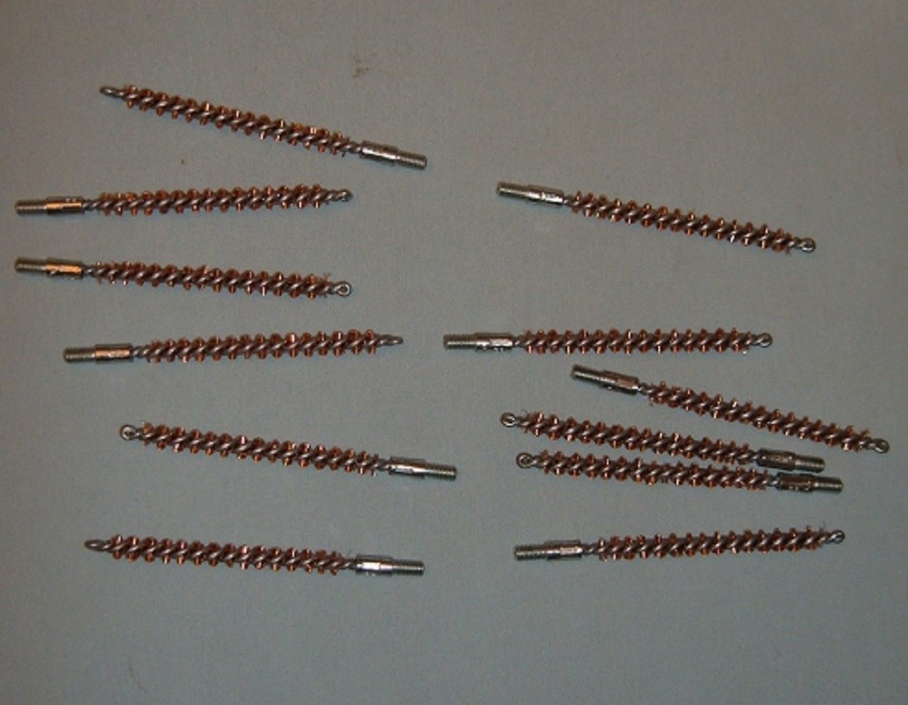 12 pack rifle brushes 22 223 5.56 224 22-250 8-32 standard thread $4.00 Shipping
