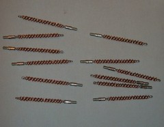 12 pack rifle brushes 22 223 5.56 224 22-250 8-32 standard thread $4.00 Shipping