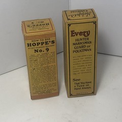 Vintage Hoppe’s Powder Solvent No. 9 *Empty* 2fl.oz. Glass Bottle …A1