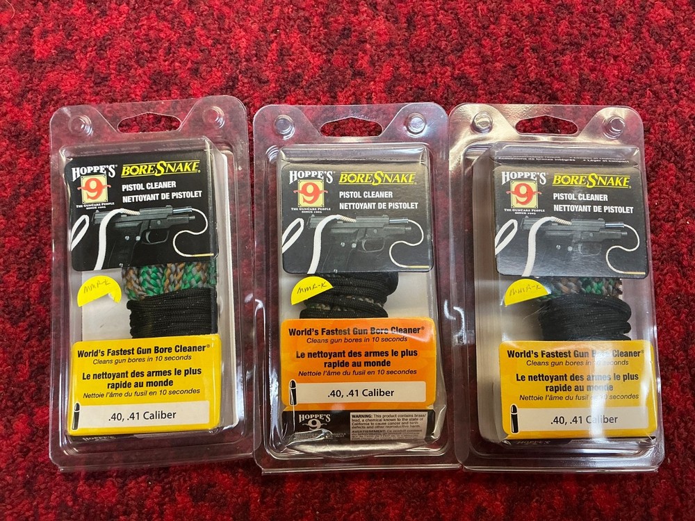 Hoppes .40 & .41 boresnake #24003 – lot of 3