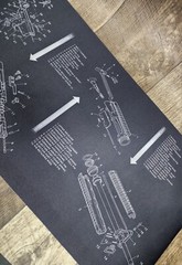 AR-15 X-Large Gunsmith Bench Pad Gun Cleaning Mat Rifle 35″ X 12″ Clean Edge
