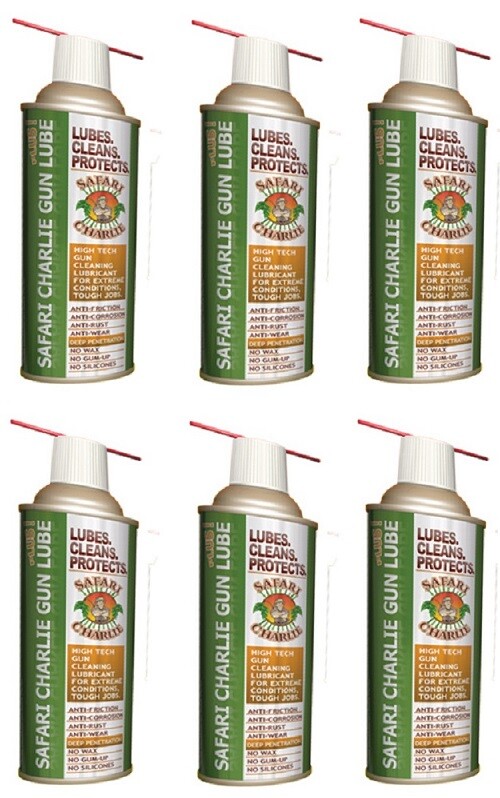 Protexall 223157 11 oz Safari Charlie’s Gun Lube Lubricant Cleaner – Quantity 6