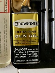Vintage Outers Gunslick Rifle Gun Kit #477 30 Cal. Complete Red Metal Box