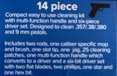 Blackhawk! Gunslick Master Cleaning Kit Case For (9mm Or .357) With Speed Clips