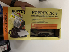 Hoppe’s No. 9 Essential Gun Cleaning Kit Pistol Rifle Shotgun Camo Bag & Felt