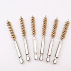Hightbrush Nylon, Stainless Steel and Brass Brush 2″BL 4″OL, 6-38mm dia for Guns