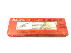 Vintage Original Marble’s pistol gun cleaning kit 728 .38 cal steel case 315878