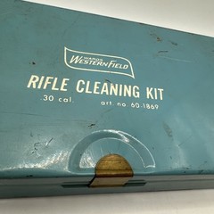 Vintage Montgomery Ward Western Field Rifle Cleaning Kit .30 Cal w/ Outers 48422
