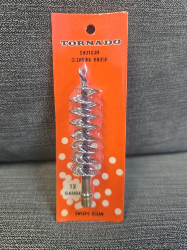 Tornado Brush 12-Gauge Shotgun Cleaning Stainless Steel Spiral. Sweeps Clean.