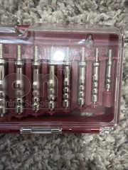 Tipton Ultra Gun Cleaning Jag Set 13-Piece Threaded Nickel Plated Brass