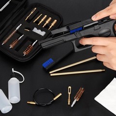Universal Handgun Cleaning Kit .22,.357,.38,9Mm,.45 Caliber Pistol Cleaning Kit