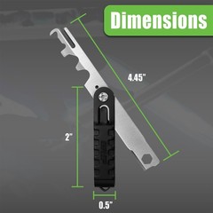 Multi-Scraper Tool for Bolt Carrier Parts – Clean Firing Pin, Carrier, Cam Pin –
