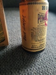Vintage 1937 HOPPE’S No.9 Nitro Powder Solvent Oil With Manual 30% full