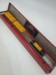 Daisy BB Air Gun Cleaning Kit Red Metal Box With Extras