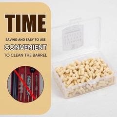 Cleaning Cotton Wool Felt Cleaning Pellets For Maintenance .22 Caliber 300Counts