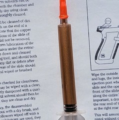 COPPER COLORED Factory Grease Fits GLOCK Large Orange Cap Applicator 3ml