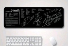 Remington 870 Gun Cleaning Bench Mat Gaming Mouse Pad 12″ x 36″