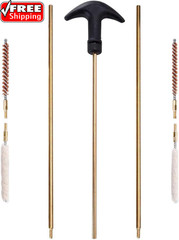 Rifle Gun Barrel Cleaning Kits for .177/.22 (4.5/5.5Mm) Caliber, Bore Brush,Pist