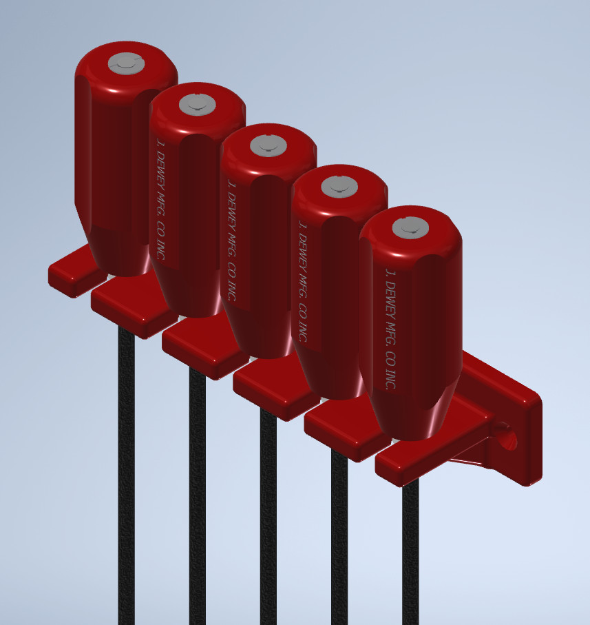 Dewey Manufacturing Dewey Cleaning Rod Holder Fits Dewey One Piece Cleaning Rods
