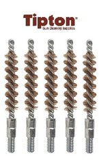 Tipton 25 Cal 5pk Bronze PSTL Bore Brushes 8 x 32 Thread # 120-466 New!