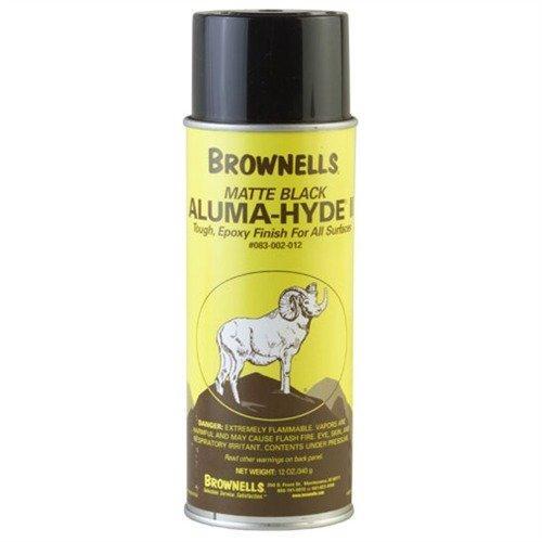 Brownells Aluma-Hyde 2 Epoxy Based Firearms Finish Aerosol Can Matte Black