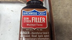 Vintage Mint Birchwood Casey Stock Finish Kit in Original Box Gun Rifle